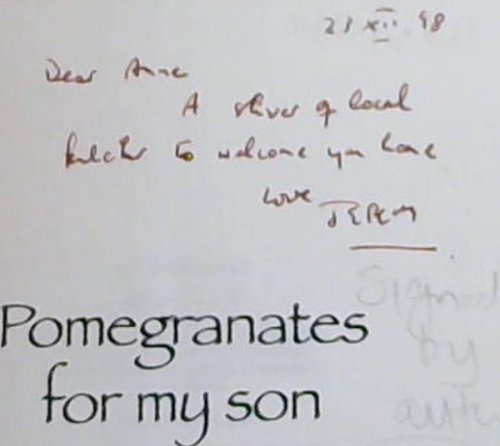 Pomegranates for My Son