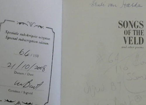 Songs of the veld and other poems