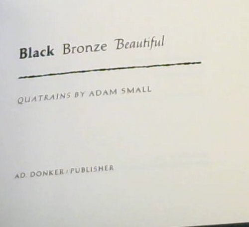 Black Bronze Beautiful