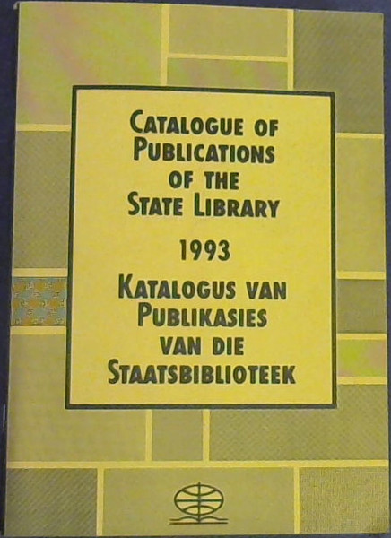 Catalogue of Publications of the State Library 1993