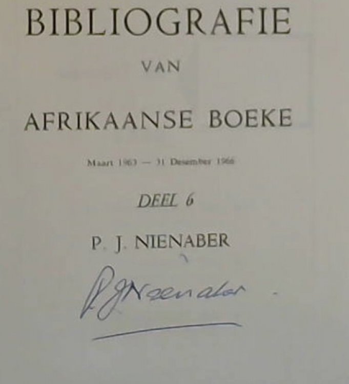 Bibliografie Van Afrikaanse Boeke Maart1963-31 Desember 1966 (Deel 6 only)