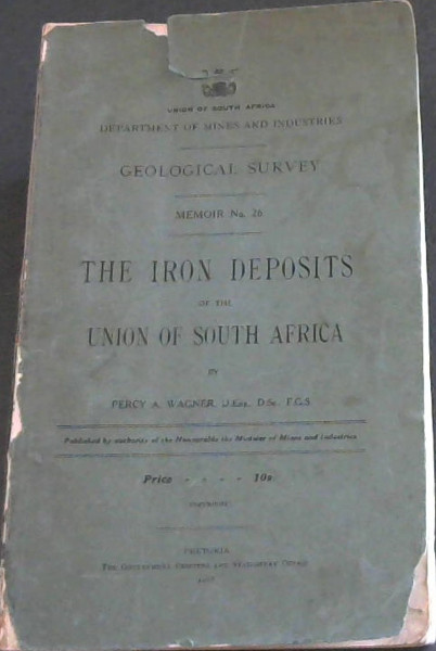 The Iron Deposits Of The Union Of South Africa