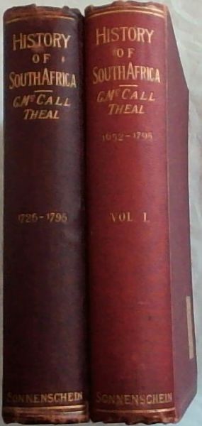 History of South Africa under the administration of The Dutch East India Company 1652 to 1795