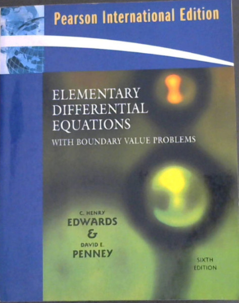 Elementary Differential Equations with Boundary Value Problems