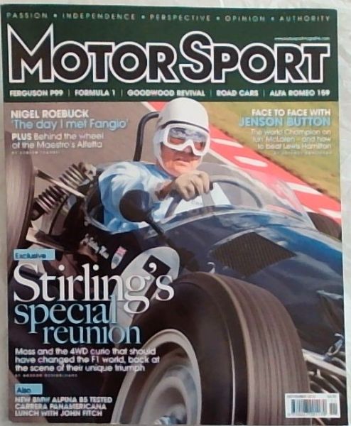 MotorSport: Stirling & The Ferguson; Jenson Button; Fanfio's Alfetta November 2010 Vol.86 No.11