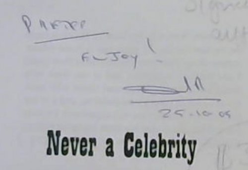 Image for Never a Celebrity (The Autobiography of David Appleton) Never a Celebrity (The Autobiography of David Appleton)