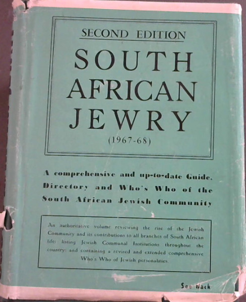 South African Jewry 1967 - 68