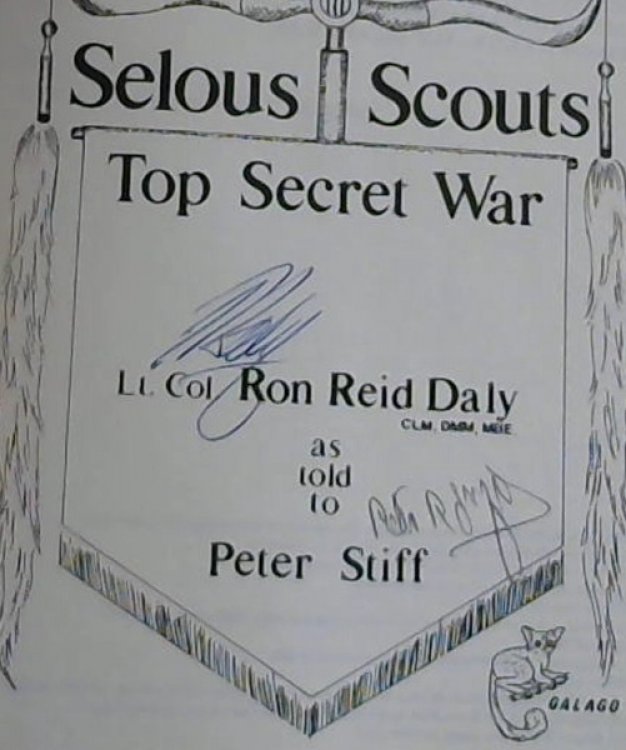 Selous Scouts: Top Secret War (Signed and Inscribed by the author Peter Stiff)