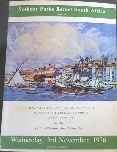 Important Africana and South African Paintings, Watercolours, Prints and Sculpture