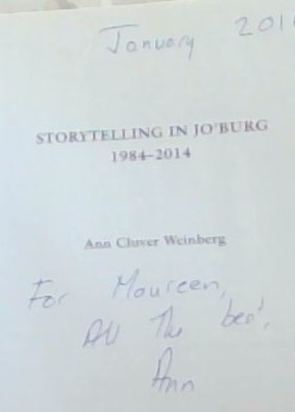 Storytelling In Jo'burg 1984-2014