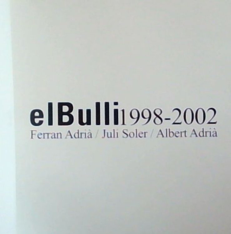 elBulli 1998-2002