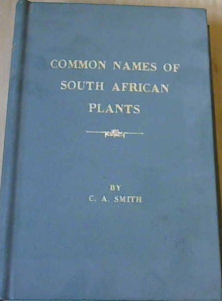 Common Names Of South African Plants