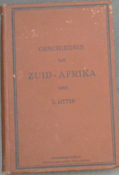 Image for Geschiednis Van Zuid-Afrika Geschiednis Van Zuid-Afrika