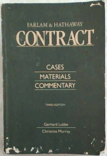 Contract: Cases, materials and commentary