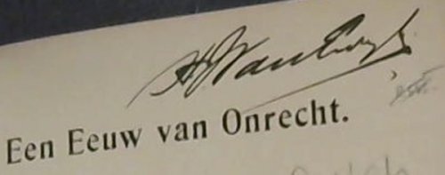 Een Eeuw van Onrecht