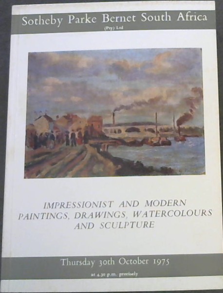 Impressionist and Modern Paintings, Drawings, Watercolours and Sculptures