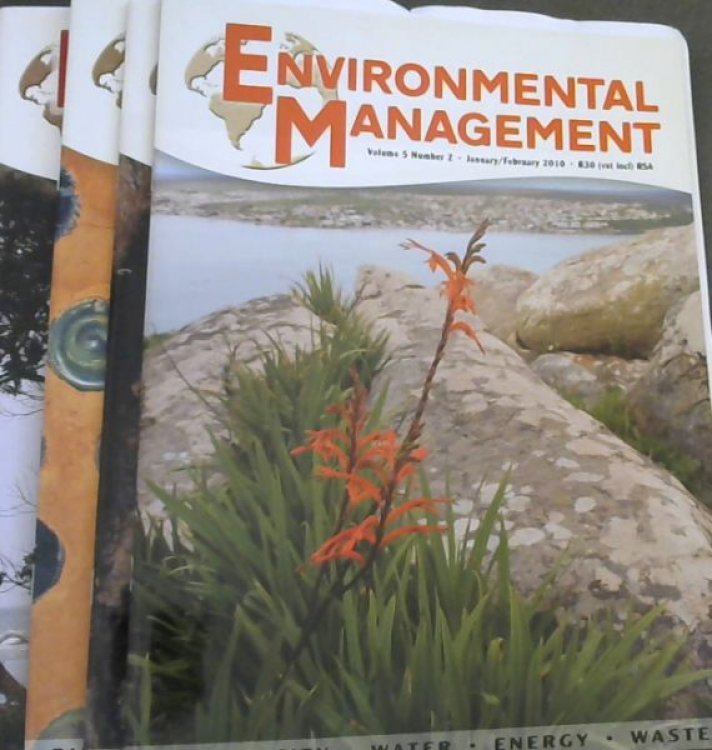 Environmental Management: Biodiversity, Water, Energy, Waste, (Volume 5, Numbers 2 January/February, 4 May/June, 5 July/August/ 6 September/October, 2010)