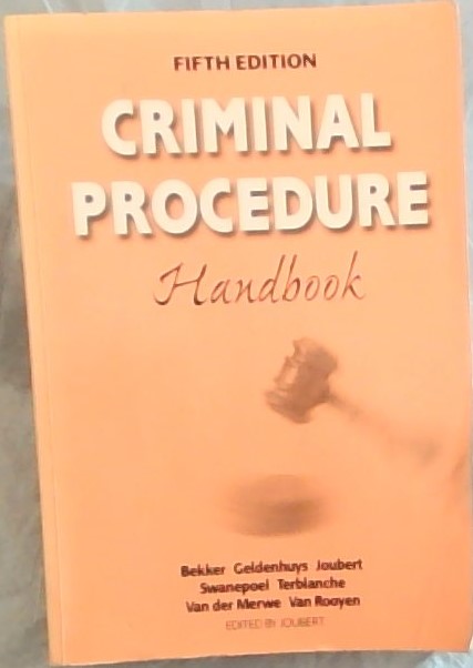 Criminal Procedure Handbook
