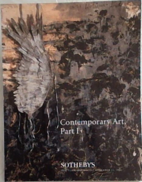 Sotheby's Contemporary Art Part 1, New York , Wednesday November 15 1995