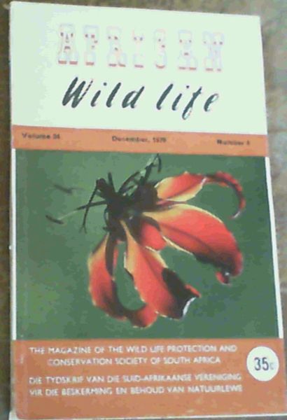 African Wild Life Volume 24 Dec 1970 No.4
