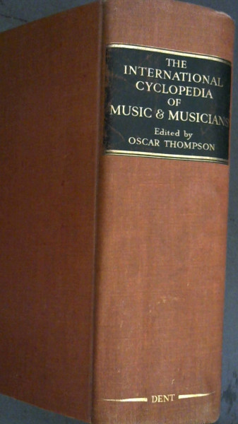 The International Cyclopedia of Music & Musicians