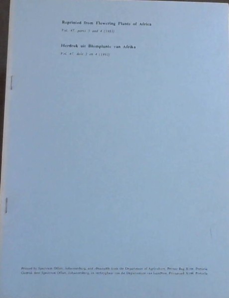 Pleiospilos Dekenahii - Cape Province (Reprinted from Flowering Plants of Africa - Vol 47, parts 3 and 4 (1983)/ Herdruk uit Blomplante van Afrika - Vol 47, dele 3 and 4 (1983))