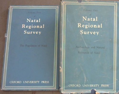 Natal Regional Survey ; 3 volumes