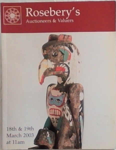 Rosebery's Auctioneers & Valuers 18th & 19th March 2003 at 11am
