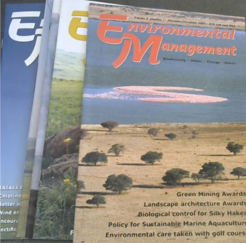 Environmental Management: Biodiversity, Water, Energy, Waste, (Volume 3, Numbers 1 November/December 2007, 2 January/February 2008, 3 March/April 2008, 5 July/August 2008, 6 September/October 2008)