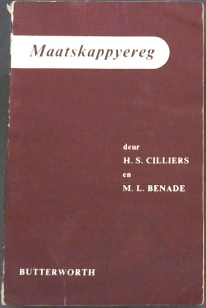 Image for Maatskappyereg Maatskappyereg