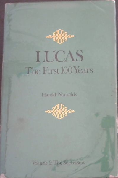 Lucas: The First Hundred Years. 2vols