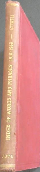 Index Of Words & Phrases [1910-1949]
