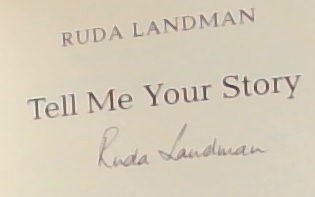 Tell me your story [SIGNED BY LANDMAN]