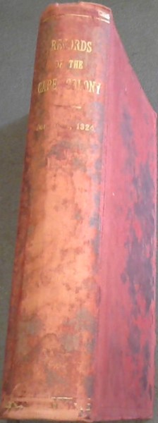 Records of the Cape Colony, Volume 18, From June to October 1824