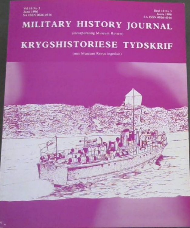 Image for Military History Journal / Krygshistoriese Tydskrif. Volume 10, No. 3, June 1996 Military History Journal / Krygshistoriese Tydskrif. Volume 10, No. 3, June 1996