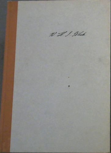 Wilhelm Heinrich Immanuel Bleek, A Bio-Bibliographical SKetch