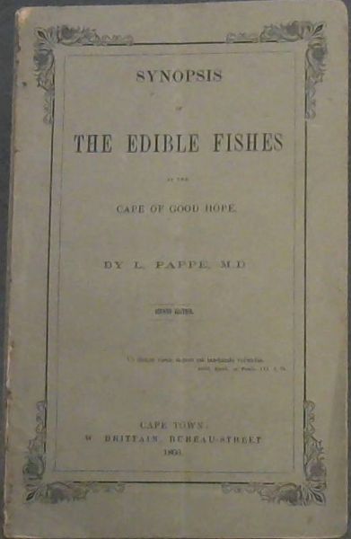 Synopsis of the Edible Fishes at the Cape of Good Hope