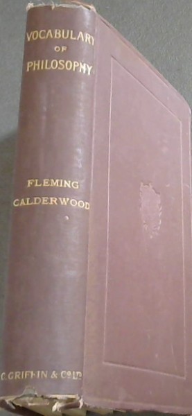 Vocabulary of Philosophy