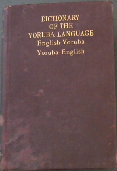 Dictionary of the Yoruba Language