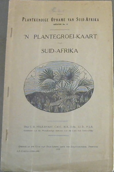 'n Plantegroei-kaart van Suid-Afrika