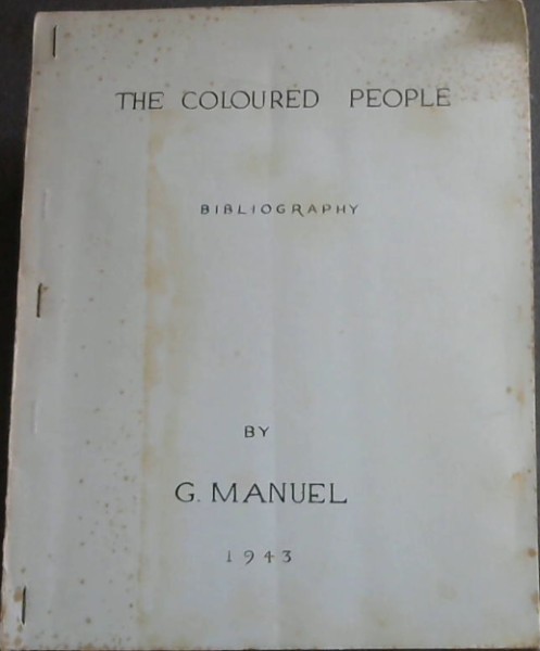 The Coloured People Bibliography