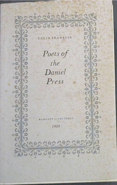 Poets of the Daniel Press