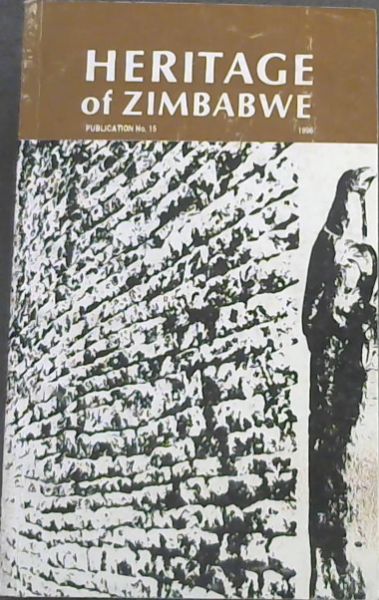 Image for HERITAGE of ZIMBABWE Publication No. 15 - 1996 HERITAGE of ZIMBABWE Publication No. 15 - 1996