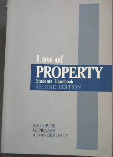 Image for Law of Property: Students' Handbook. Second Edition Law of Property: Students' Handbook. Second Edition