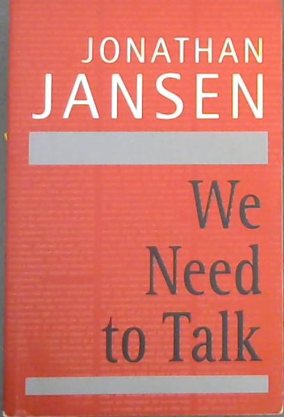 Image for We Need to Talk We Need to Talk