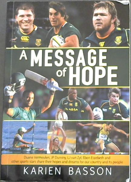 Image for A MESSAGE OF HOPE A MESSAGE OF HOPE