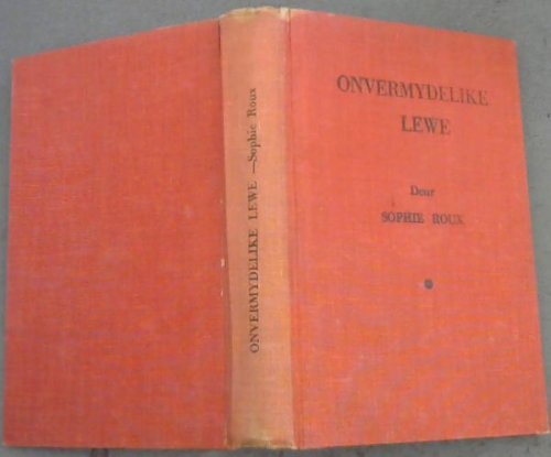 ONVERMYDELIKE LEWE (MORESTER - BIBLIOTEEK NO.12.)