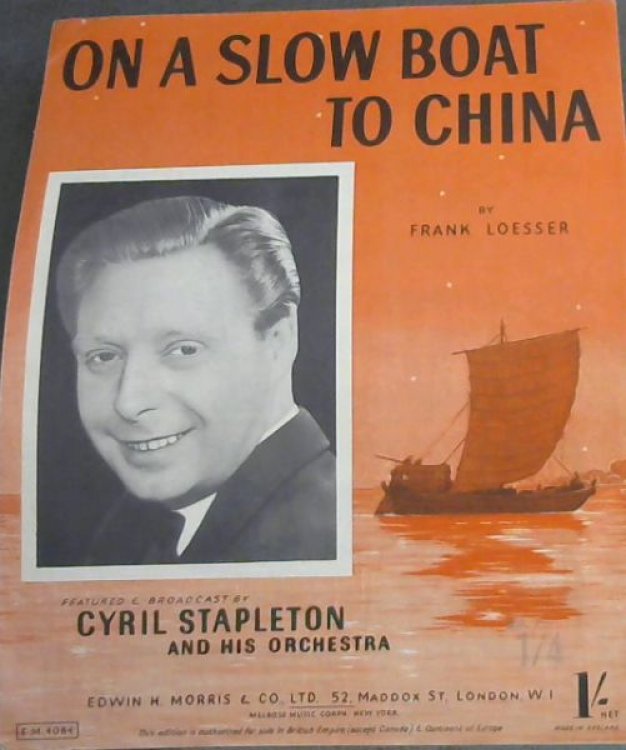 ON A SLOW BOAT TO CHINA