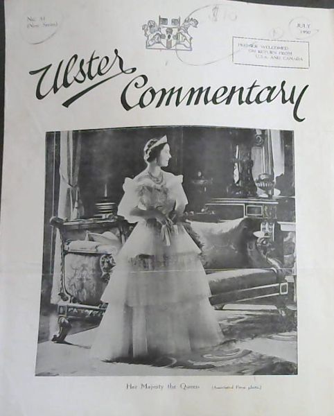 ULSTER'S COMMENTARY: Her Majesty the Queen (Associated Press Photo) - (NEW SERIES NO. 54)