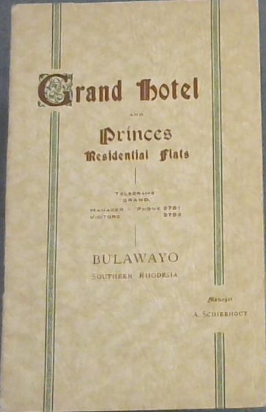 GRAND HOTEL and Princes Residential flats - Telegrams 